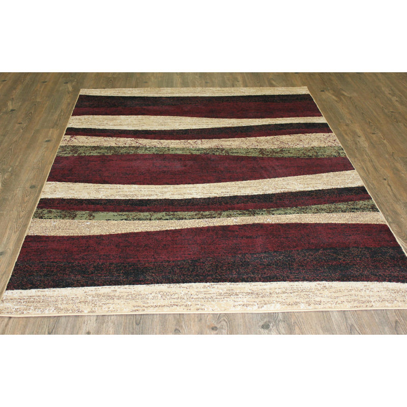 Rug Factory Plus LifeStyle Beige/Burgundy Area Rug Wayfair